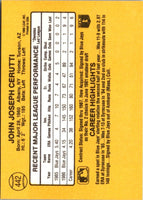 1987 Donruss John Cerutti #442 Rookie
