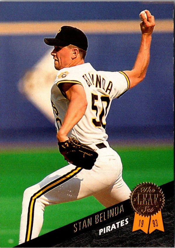 1993 Leaf Stan Belinda #339
