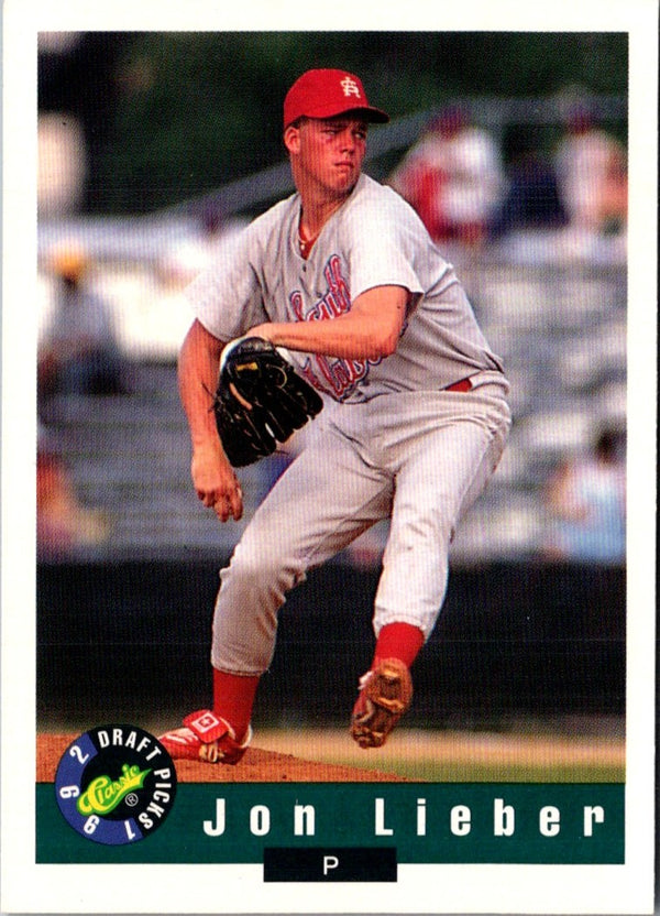 1992 Classic Draft Picks Jon Lieber #29