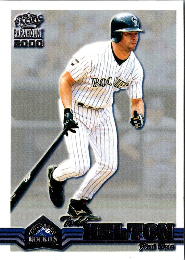 2000 Pacific Paramount Ruby Todd Helton #79