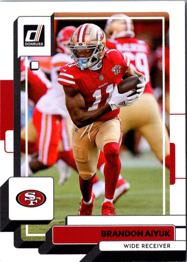 2022 Donruss Red Press Proof Brandon Aiyuk #21