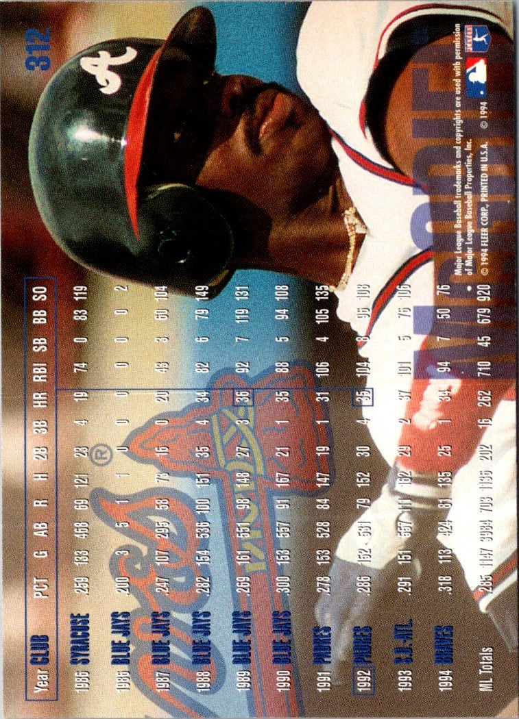 1995 Fleer Fred McGriff