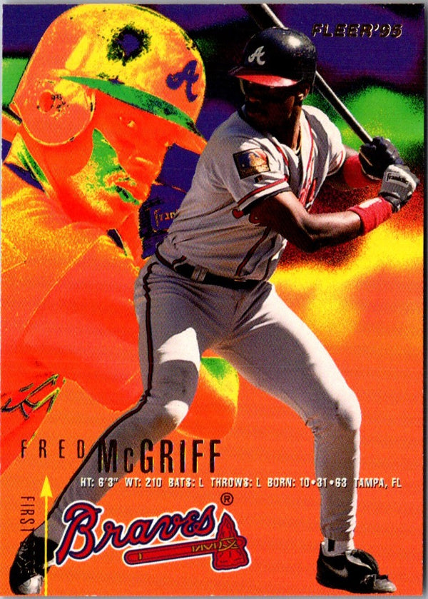 1995 Fleer Fred McGriff #312