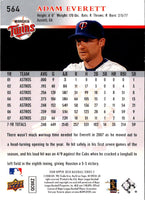 2008 Upper Deck Adam Everett #564