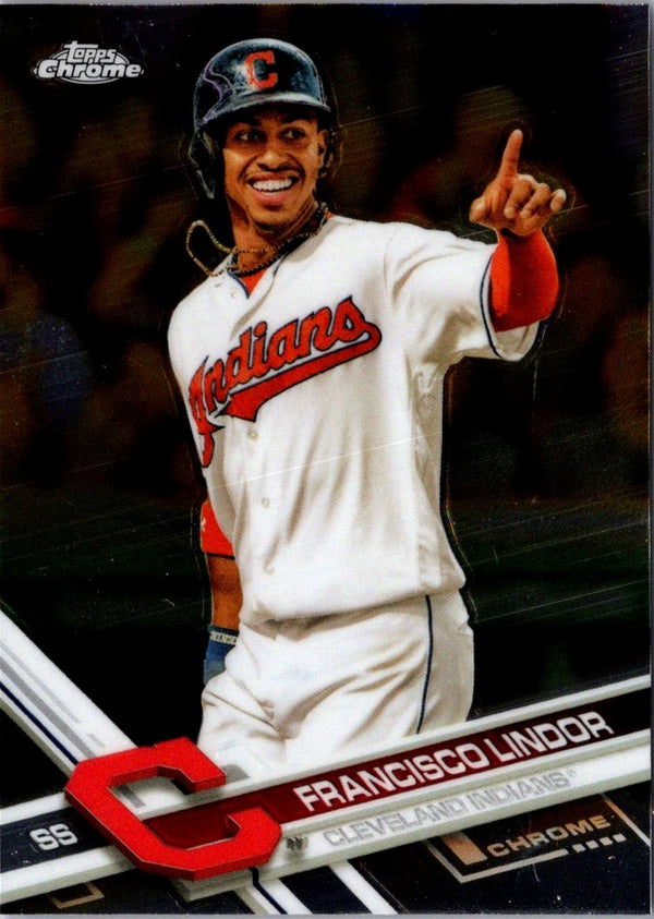 2017 Topps Chrome Francisco Lindor #126