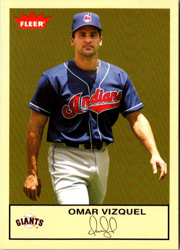 2005 Fleer Tradition Omar Vizquel #155