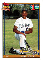 1991 Topps Marc Newfield #529