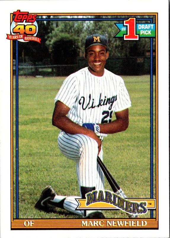 1991 Topps Marc Newfield #529