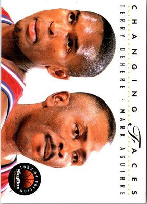 1993 SkyBox Terry Dehere/Mark Aguirre #303