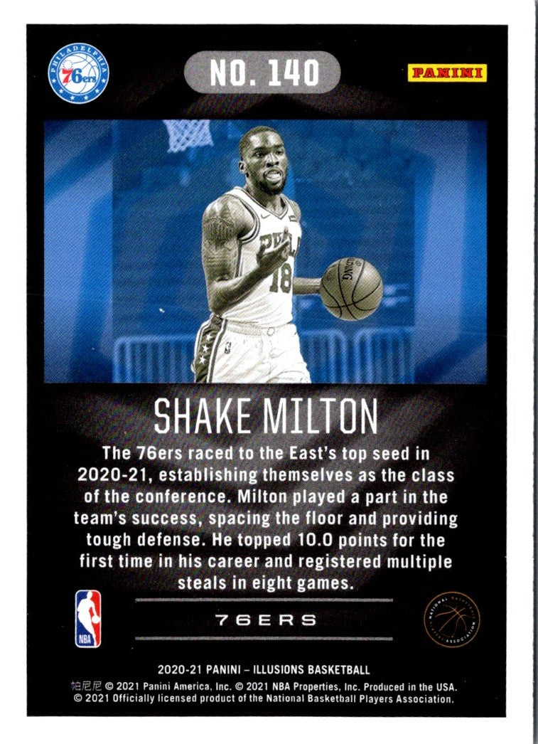 2020 Panini Illusions Shake Milton