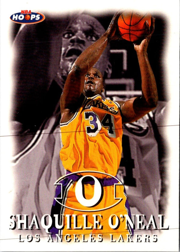 1998 Hoops Promo Sheet Shaquille O'Neal #NNO