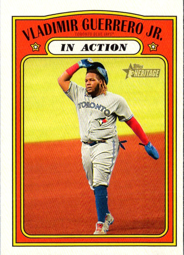 2021 Topps Heritage Red Vladimir Guerrero Jr. #194