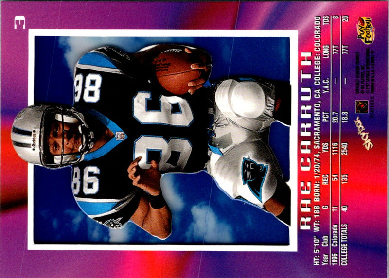 1997 SkyBox E-X2000 Rae Carruth