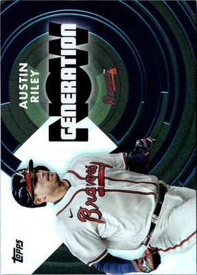 2022 Topps Generation Now Blue Austin Riley #GN-35