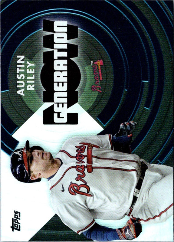 2022 Topps Generation Now Blue Austin Riley #GN-35