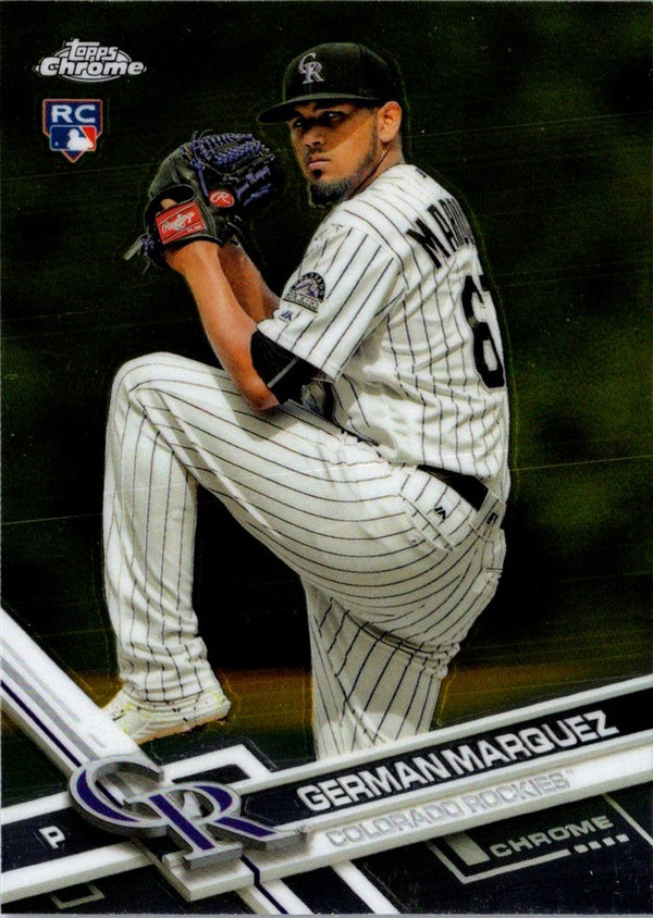 2017 Topps Chrome German Marquez #42 Rookie