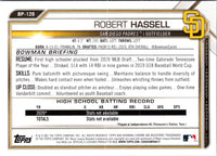 2021 Bowman Prospects Robert Hassell #BP-120