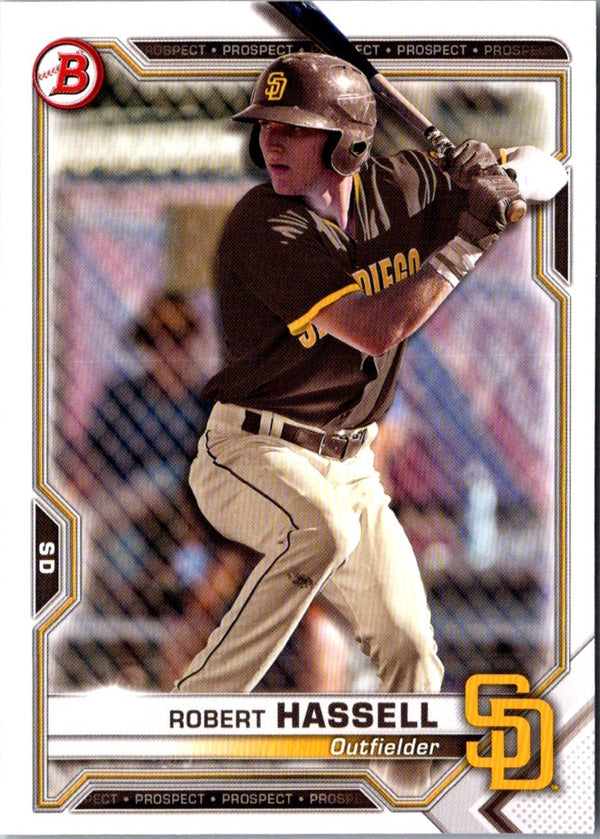 2021 Bowman Prospects Robert Hassell #BP-120