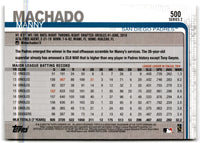 2019 Topps Manny Machado #500A