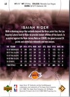 2000 SP Authentic Isaiah Rider #40