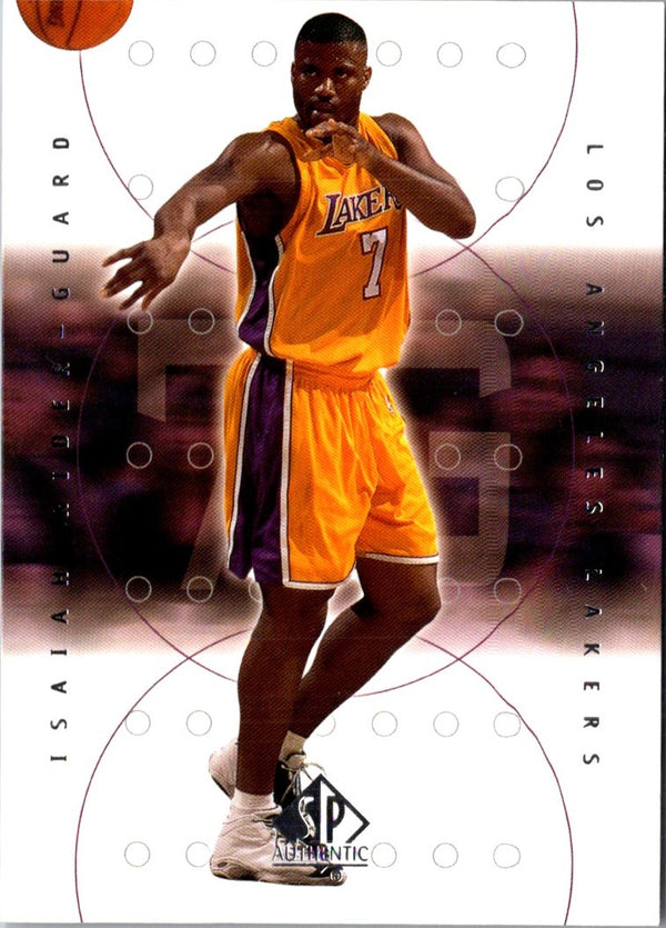 2000 SP Authentic Isaiah Rider #40