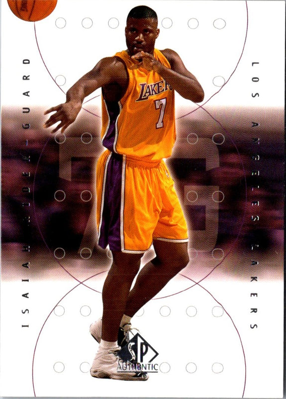 2000 SP Authentic Isaiah Rider #40