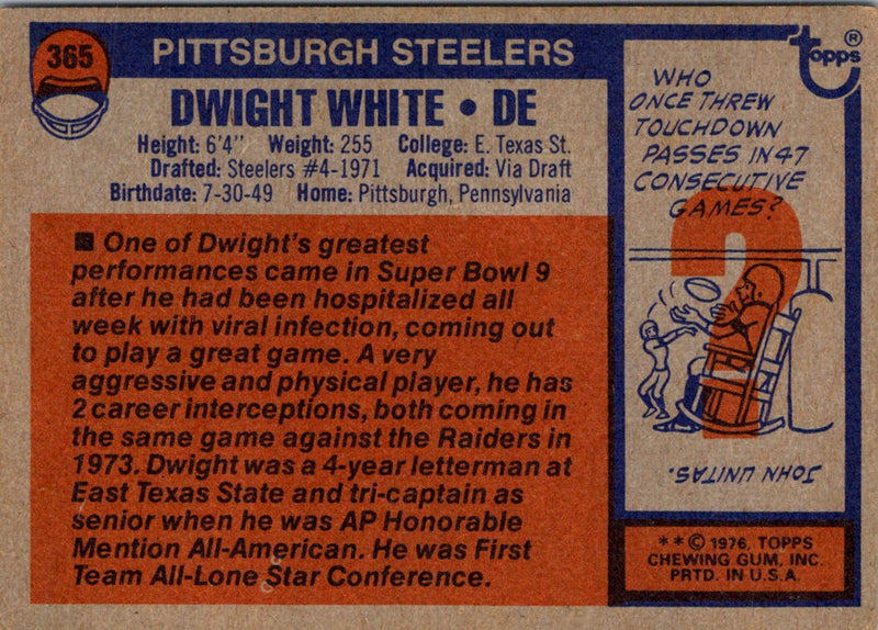 1976 Topps Dwight White