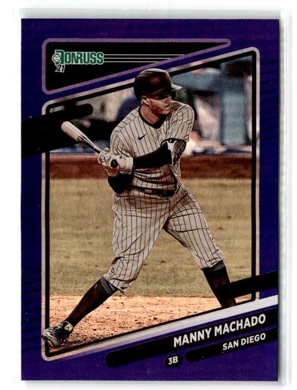 2021 Donruss Holo Blue Manny Machado #142
