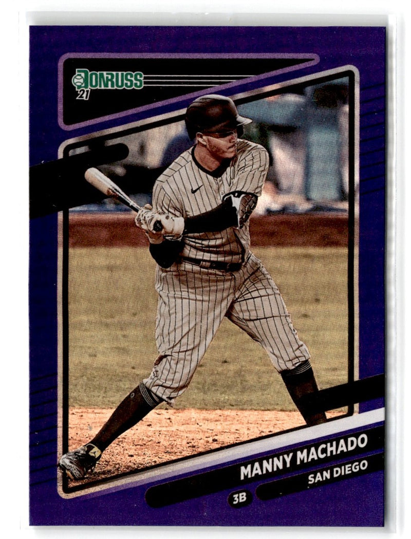 2021 Donruss Holo Blue Manny Machado