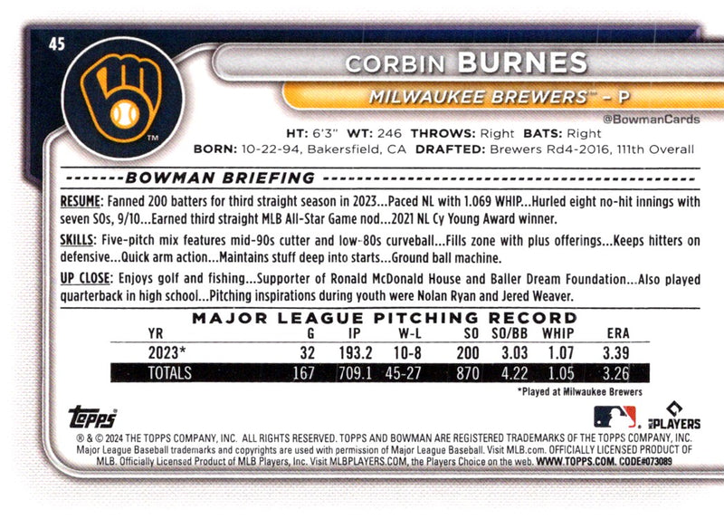 2024 Bowman Corbin Burnes