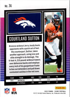 2022 Score Courtland Sutton #74
