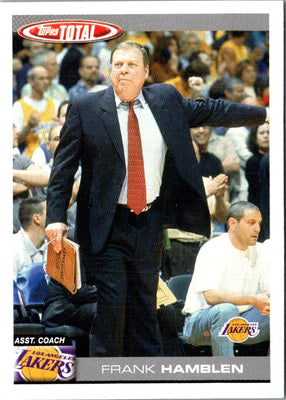 2005 Topps Total Frank Hamblen #386