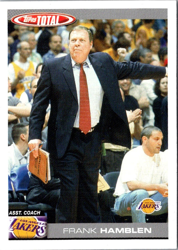 2005 Topps Total Frank Hamblen #386