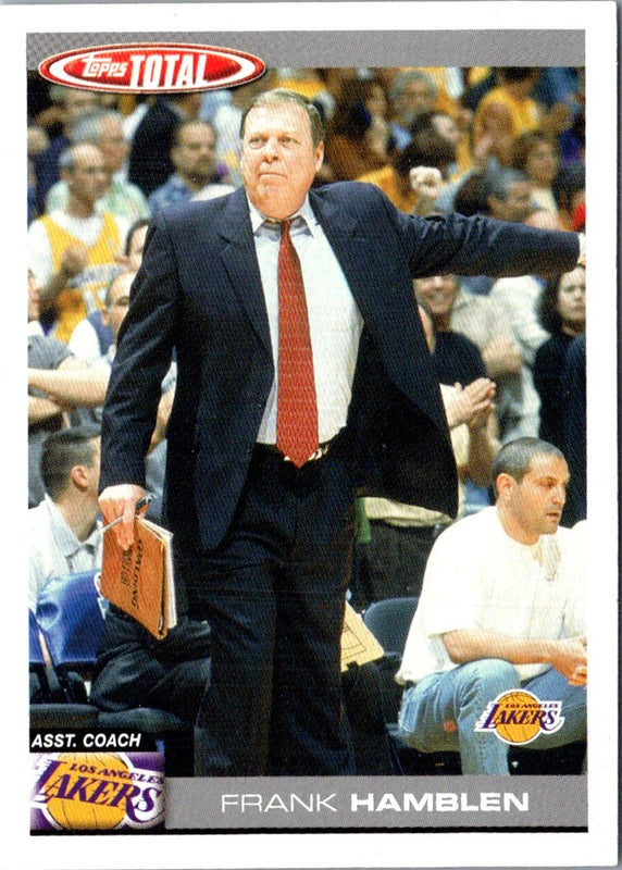 2005 Topps Total Frank Hamblen #386
