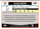 2006 Topps Chrome Ronnie Brown
