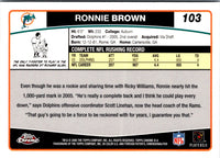 2006 Topps Chrome Ronnie Brown #103