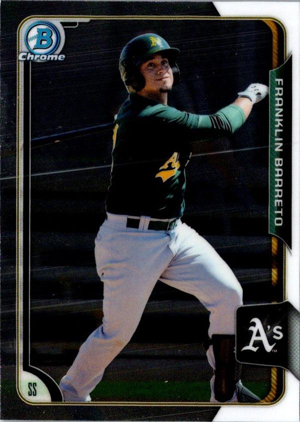 2015 Bowman Chrome Prospects Franklin Barreto #BCP227