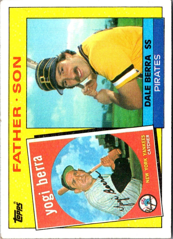 1985 Topps Yogi Berra/Dale Berra #132