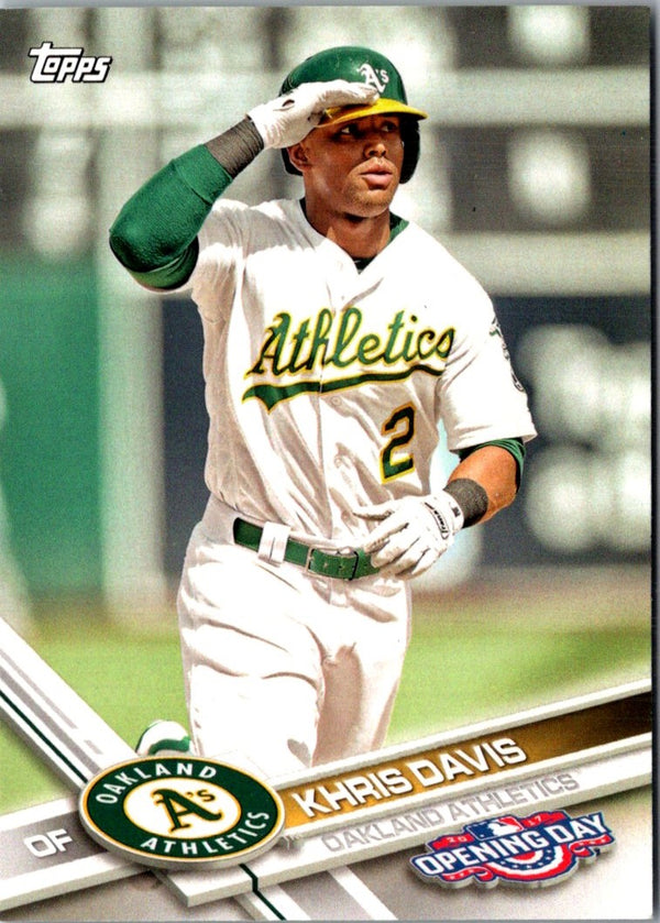 2017 Topps Opening Day Khris Davis #123