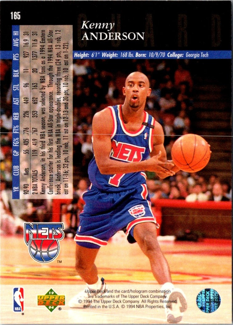 1993 Upper Deck Special Edition Kenny Anderson