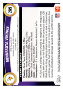 2011 Topps Minnesota Vikings (Adrian Peterson/Visanthe Shiancoe)