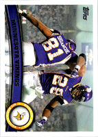 2011 Topps Minnesota Vikings (Adrian Peterson/Visanthe Shiancoe) #289