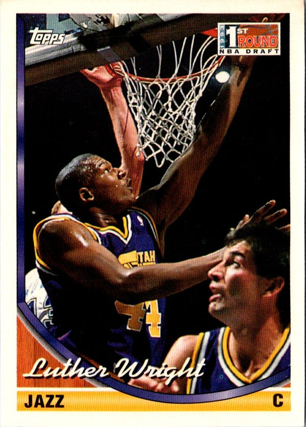 1993 Topps Luther Wright #244