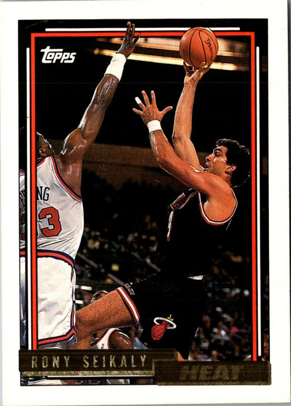 1992 Topps Gold Rony Seikaly #92