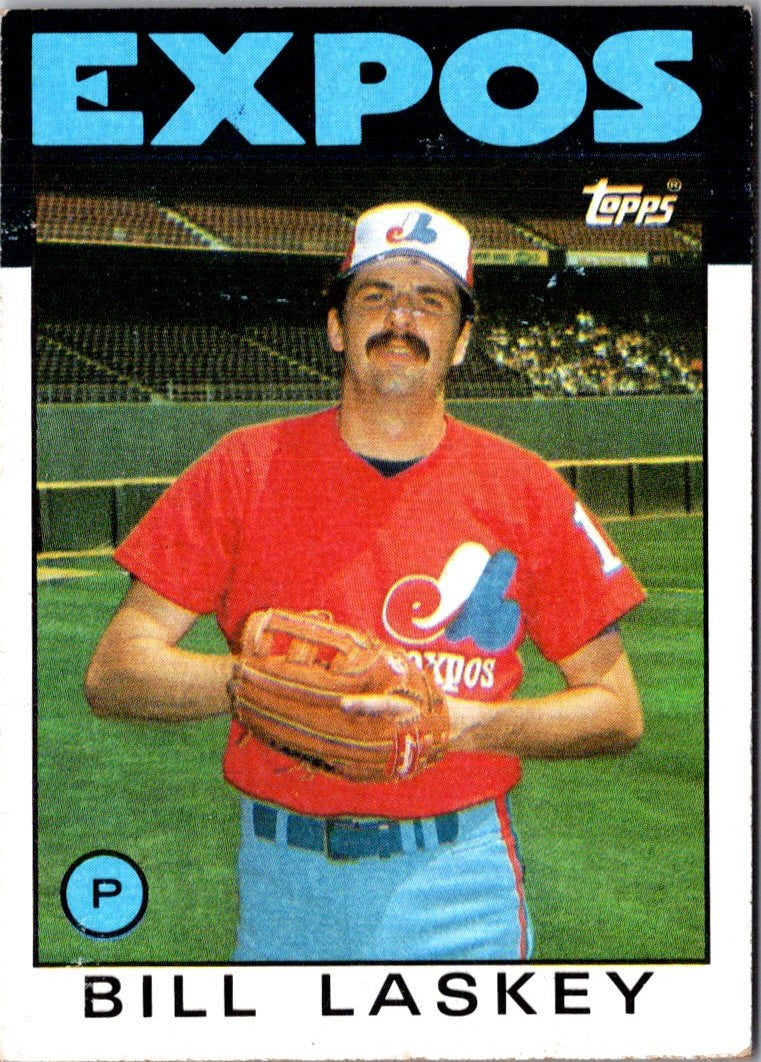 1986 Topps Bill Laskey