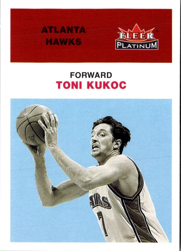 2001 Fleer Platinum Toni Kukoc #36