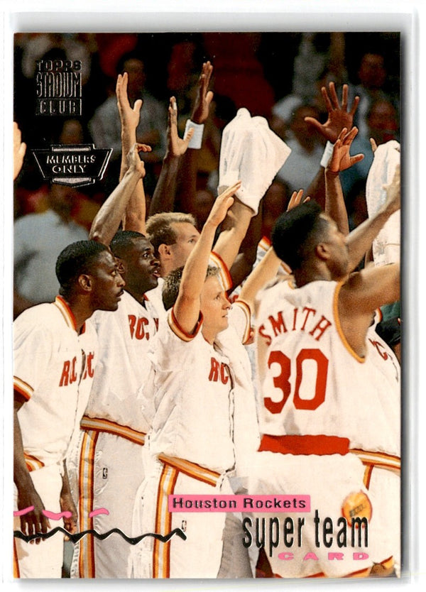 1993 Stadium Club Super Teams Houston Rockets #10