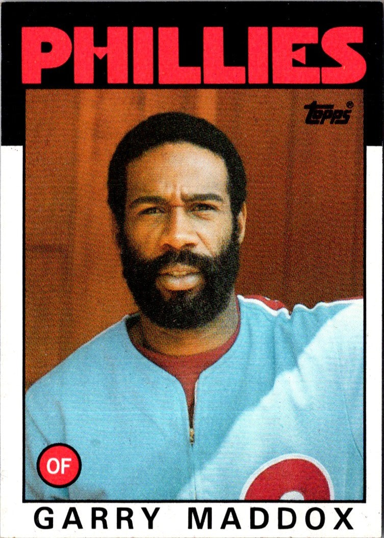 1986 Topps Garry Maddox