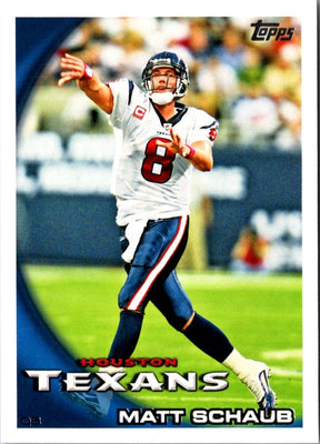 2010 Topps Matt Schaub #140