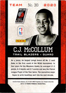 2013 Pinnacle Team 2020 Artist's Proofs Red C.J. McCollum
